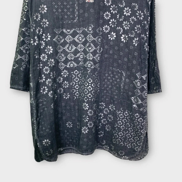 Dolma Cotton Long Tunic Dress - Picture 3 of 8